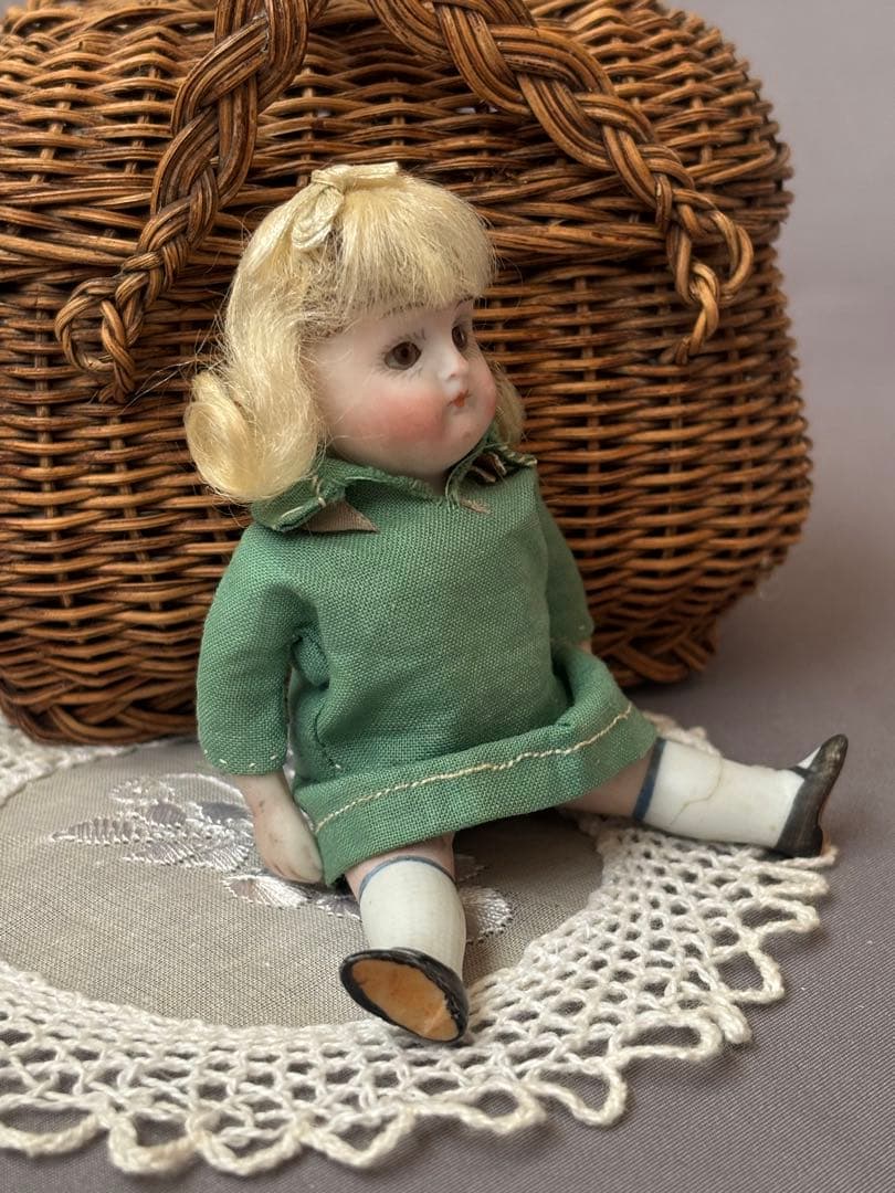 アンティーク オールビスクドール ミニョネット ドールハウスドール ケストナー