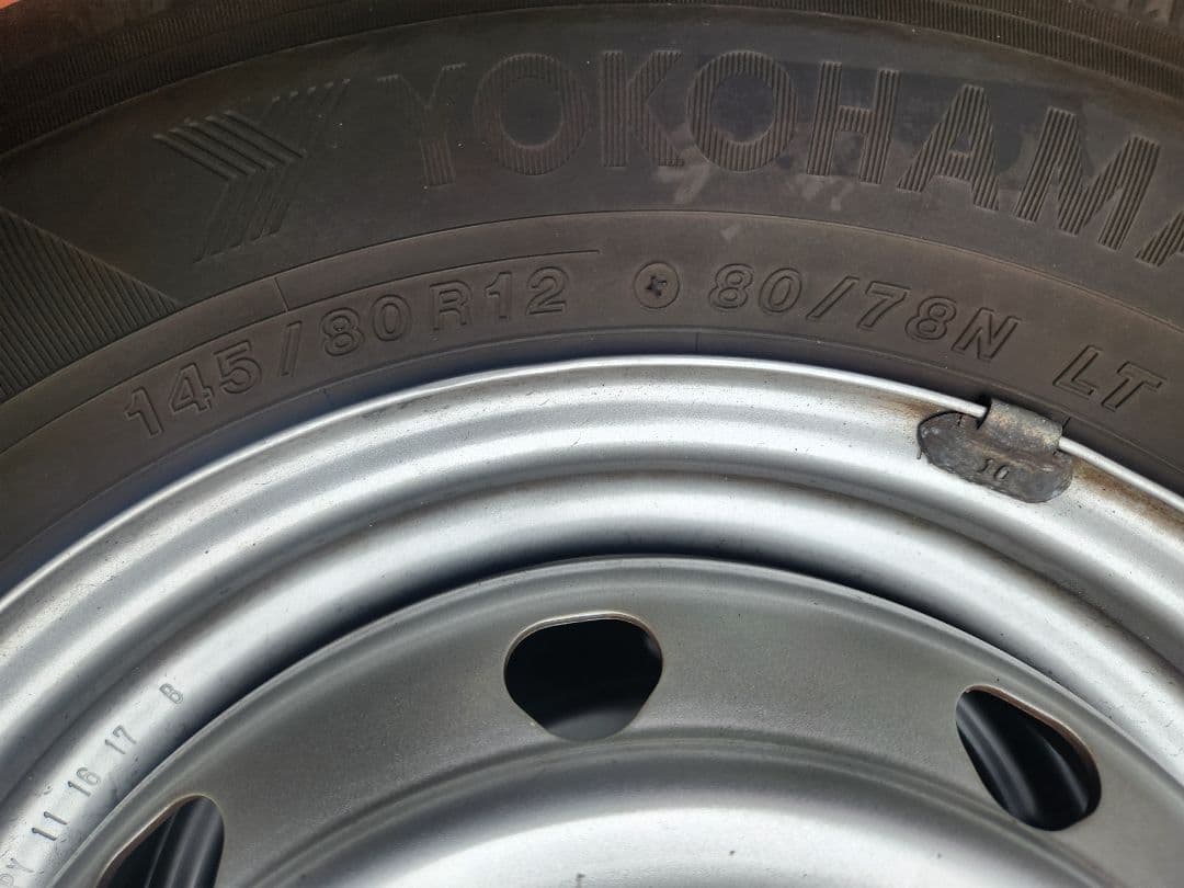 YOKOHAMA 145/80R12 タイヤセット