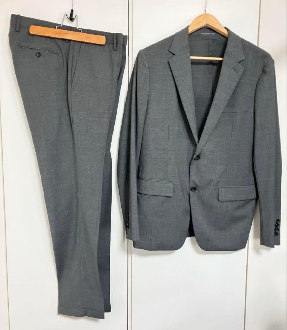 【送料無料】ESTNATIONエストネーションのセットアップ　グレー　50サイズ