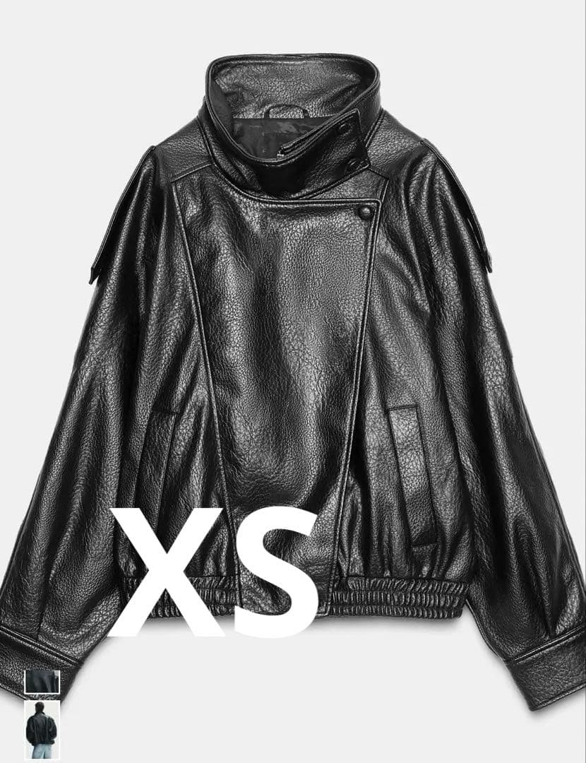 完売品！ZARA フェイクレザージャケット　XS ザラ