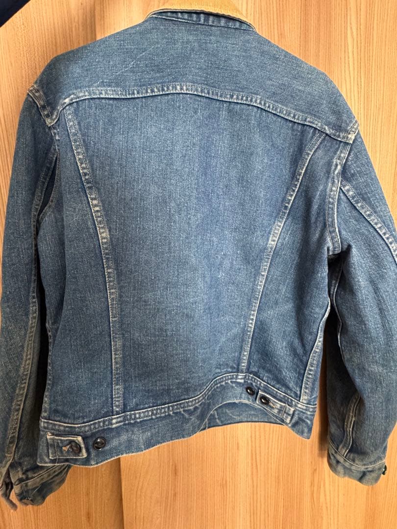 海*主様 Lee デニムジャケット インディゴブルー コーデュロイ襟