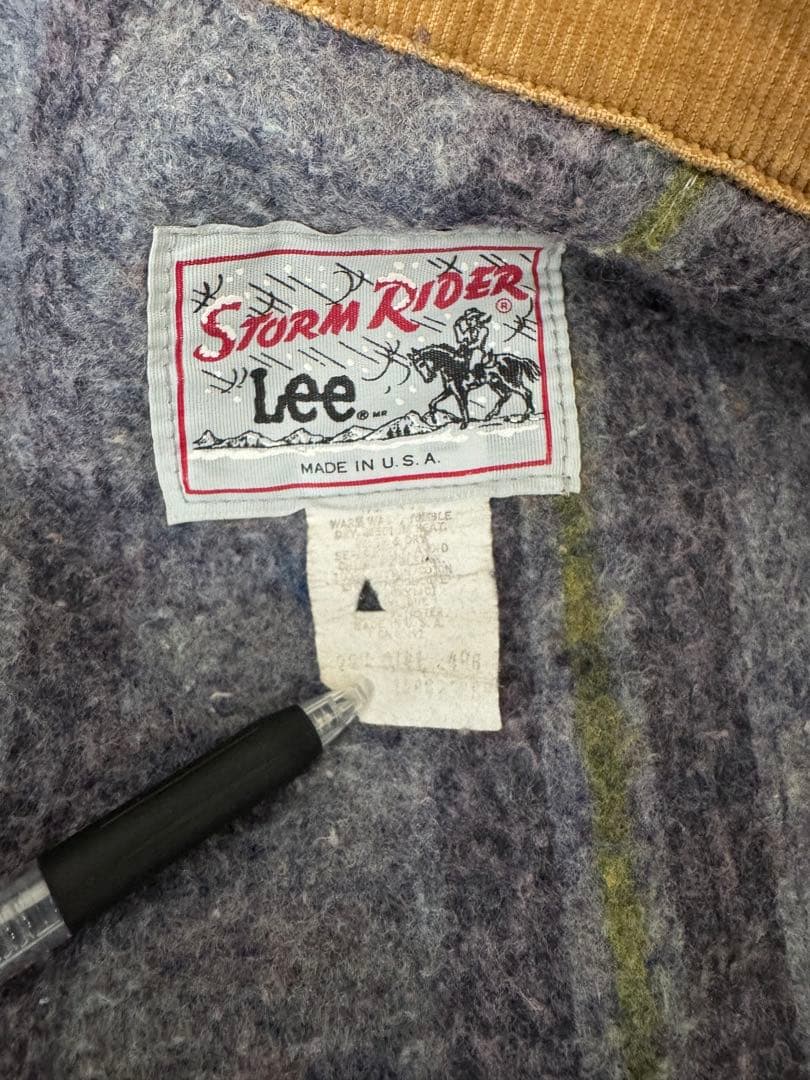 海*主様 Lee デニムジャケット インディゴブルー コーデュロイ襟