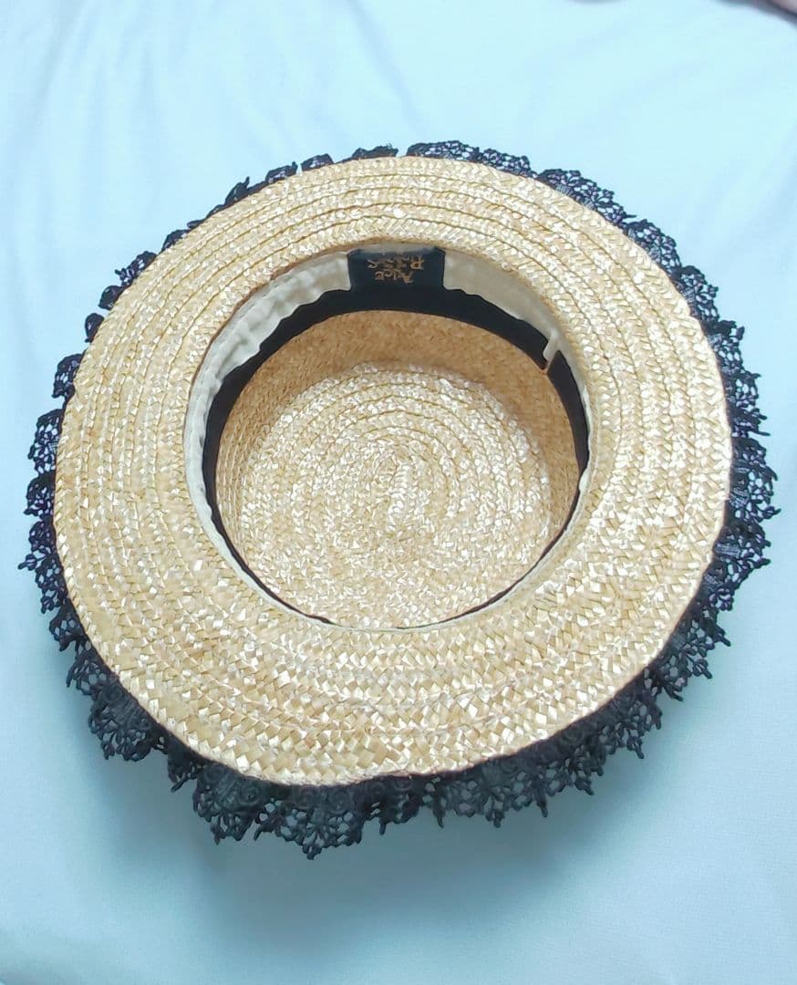 レディパールカンカン帽(黒)PIRATES