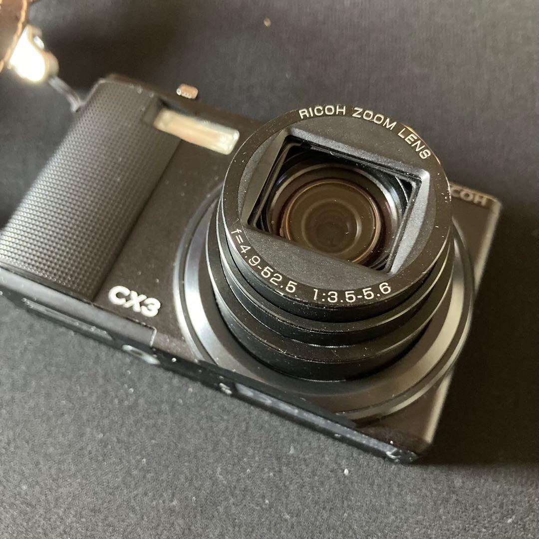 【美品】RICOH CX3 ブラック コンデジ