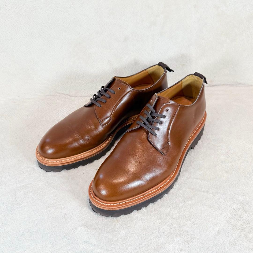 【美品】WH ダブルエイチ WHS-0010 ドレスシューズ 25.5