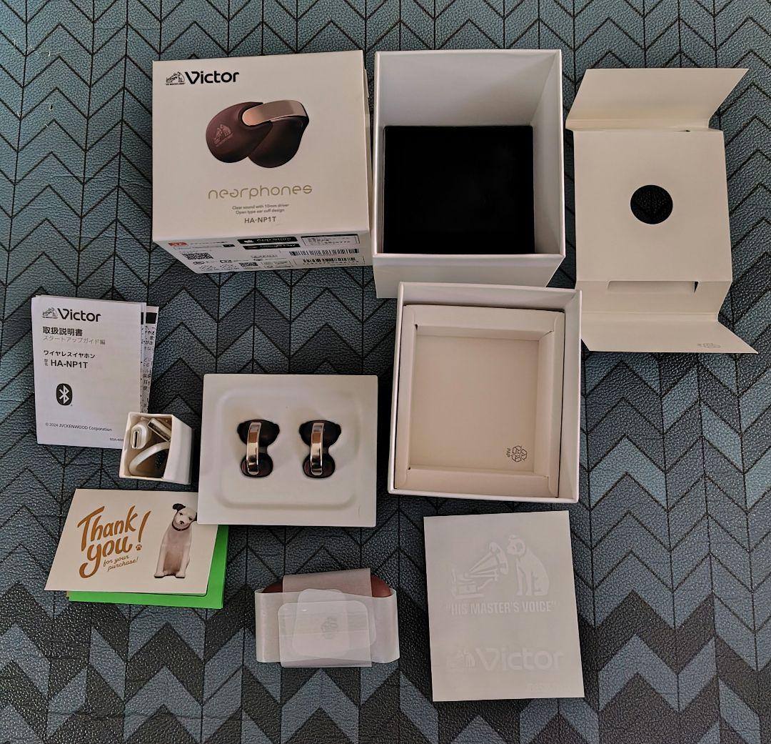 Victor HA-NP1T ワイヤレスイヤホン　マルーン