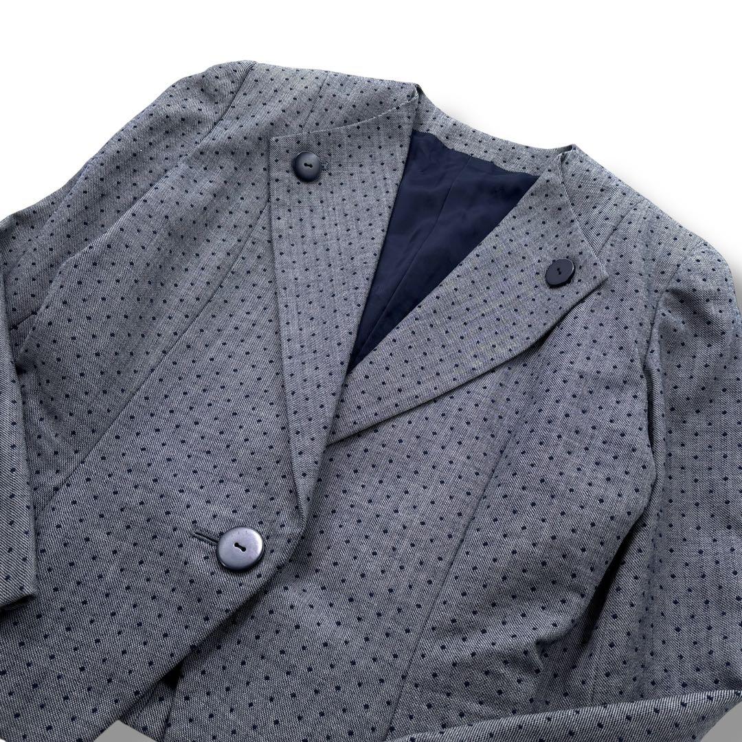 【極美品】Dior ディオール テーラードジャケット ドット柄　フォーマル