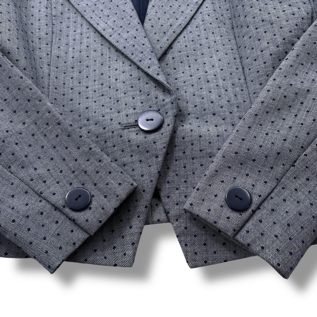 【極美品】Dior ディオール テーラードジャケット ドット柄　フォーマル