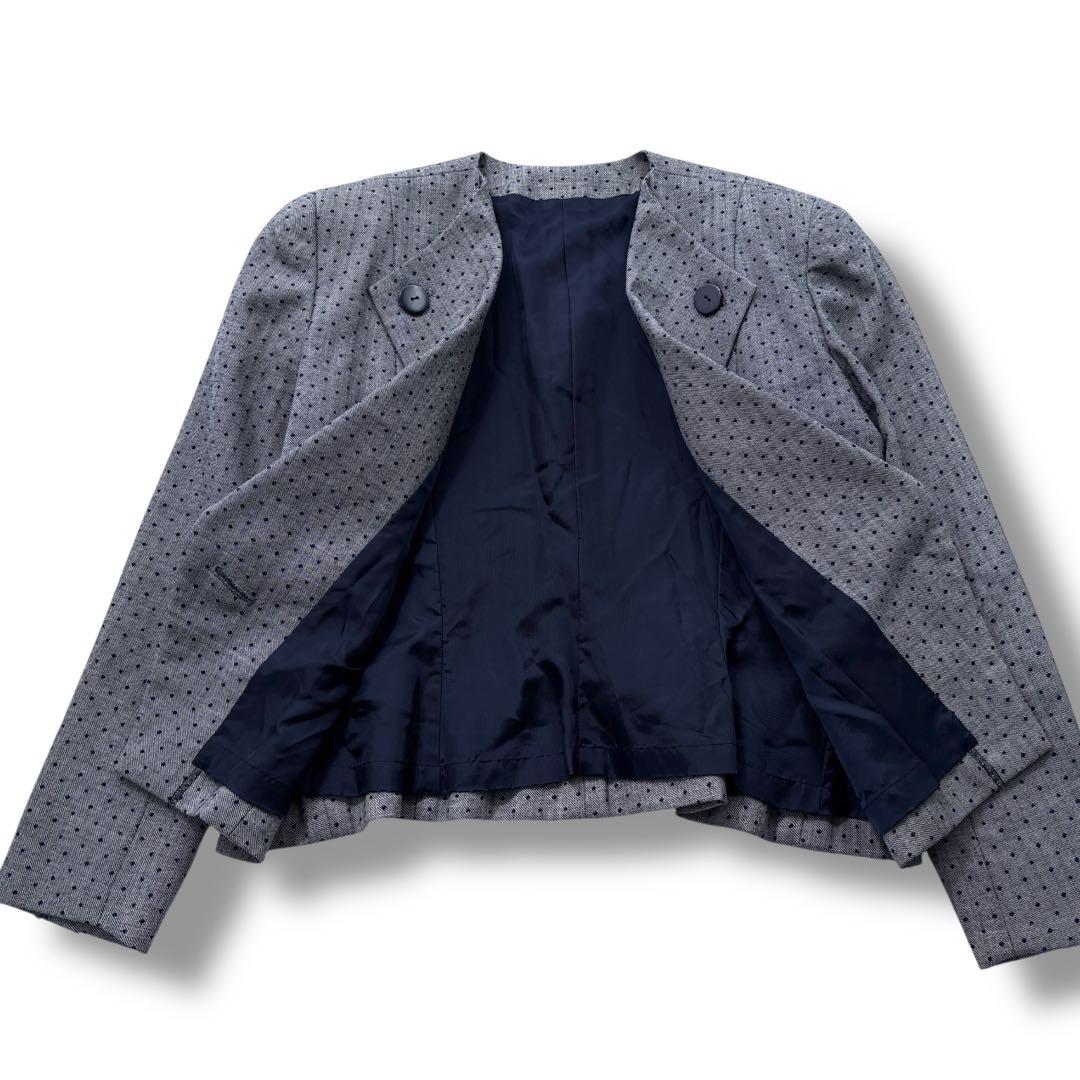 【極美品】Dior ディオール テーラードジャケット ドット柄　フォーマル
