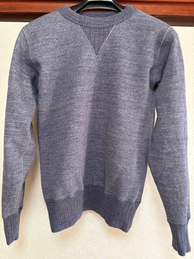 StudioDartisanステュディオダルチザンスウェットS両Ｖ吊り編み裏起毛