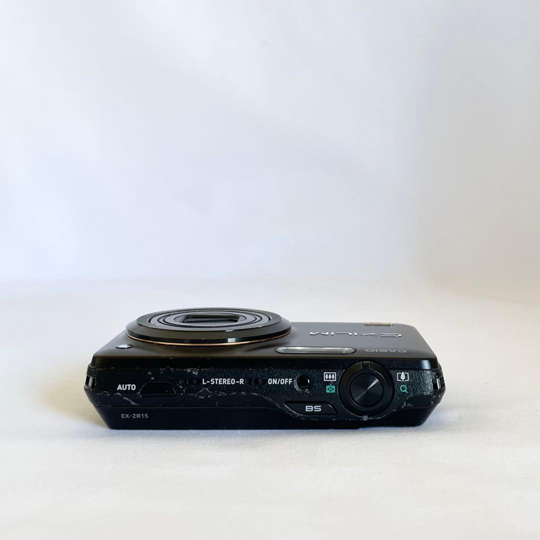 【完動品】CASIO EXILIM EX-ZR15 デジタルカメラ 動作確認済み