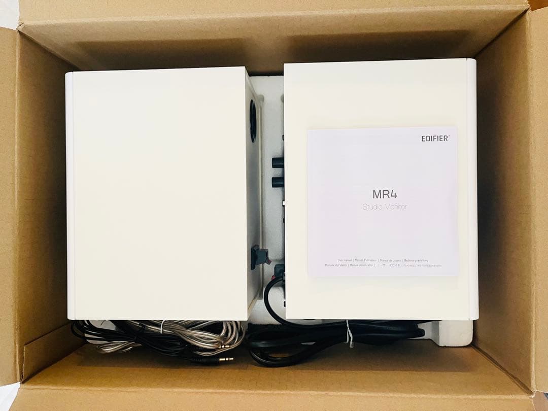 EDIFIER MR4 ホワイトスピーカー