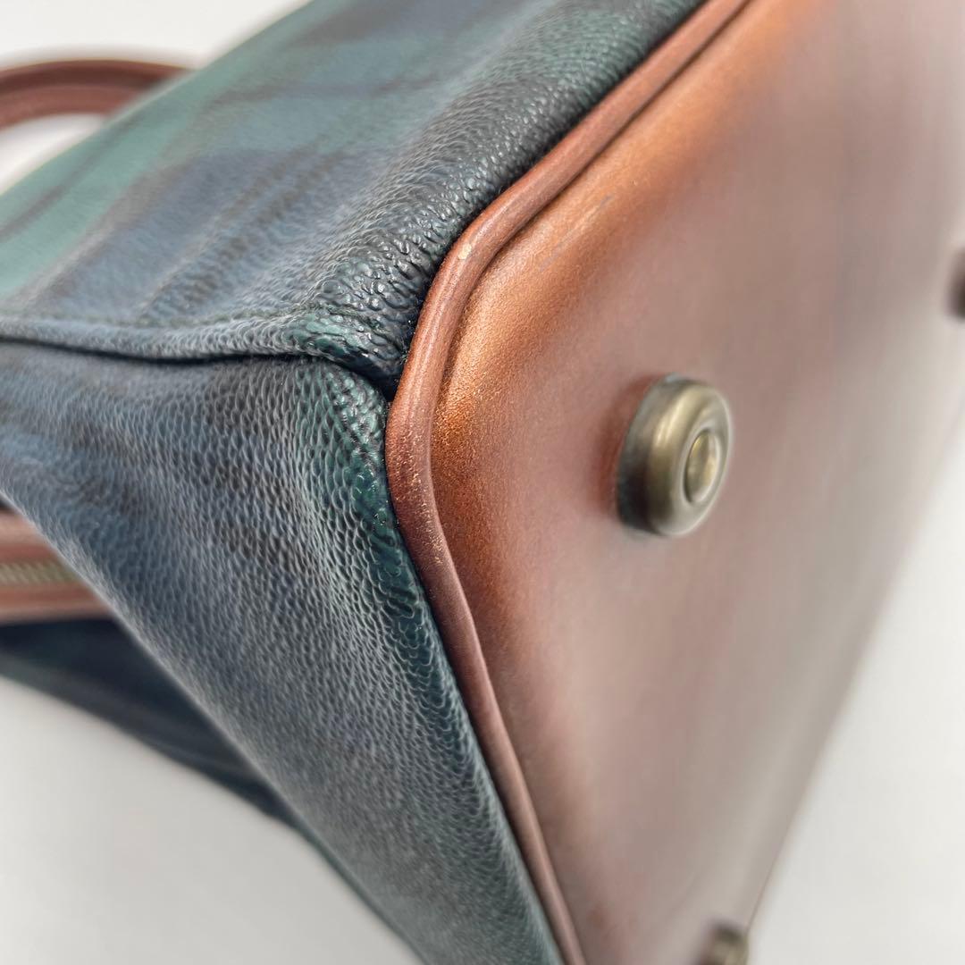 90s POLO RALPH LAURE ボストンバック　チェック柄