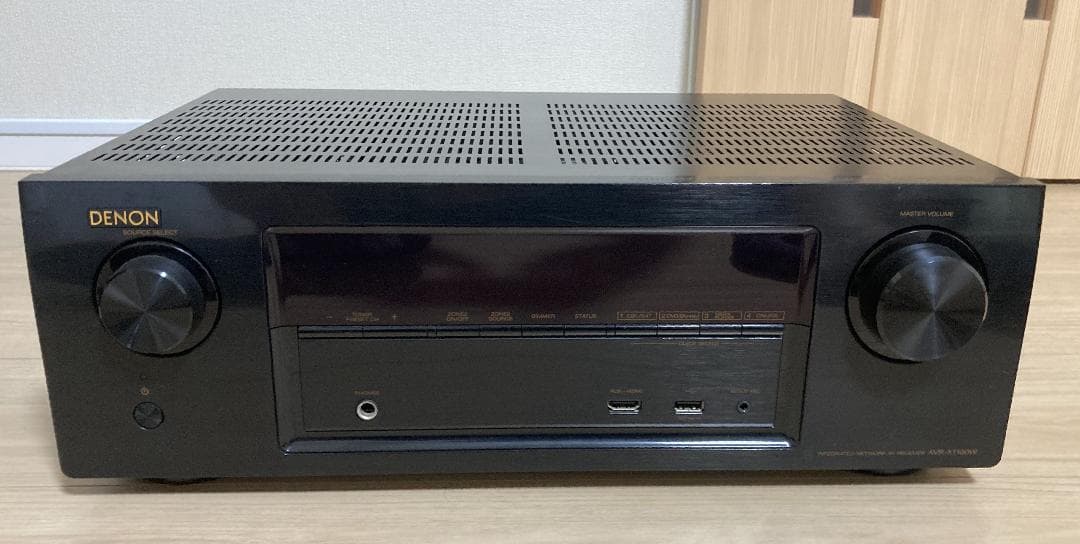 DENON AVR-X1100W 7.2ch 4K AVアンプ リモコン付属
