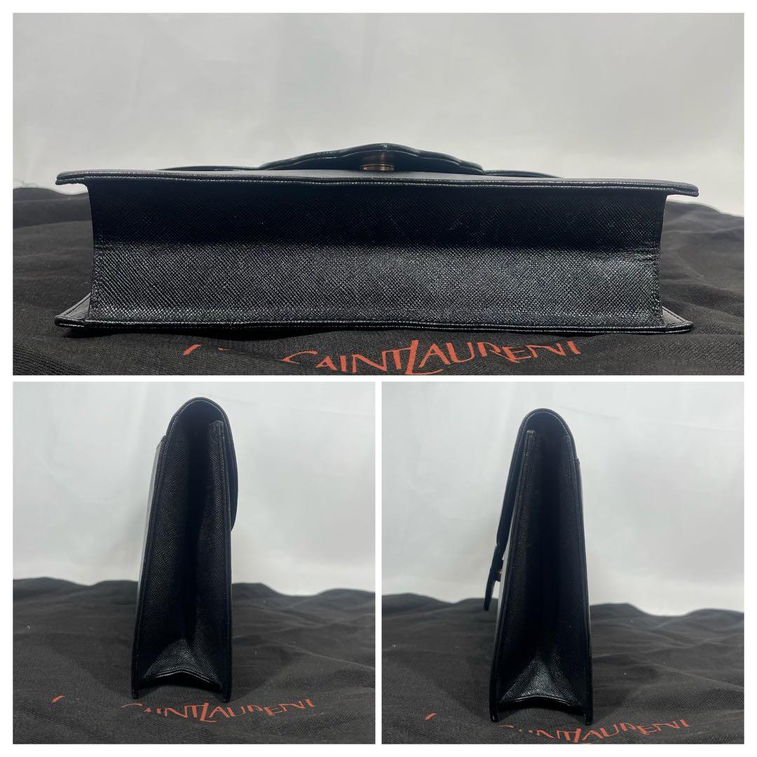 イヴサンローラン クラッチバッグ セカンド　カサンドラロゴ　サフィアーノ