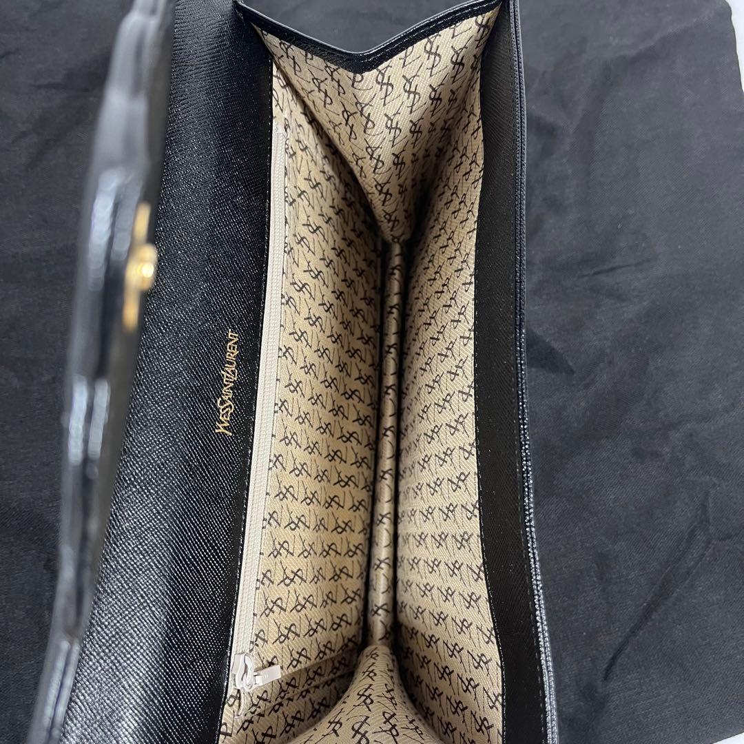 イヴサンローラン クラッチバッグ セカンド　カサンドラロゴ　サフィアーノ