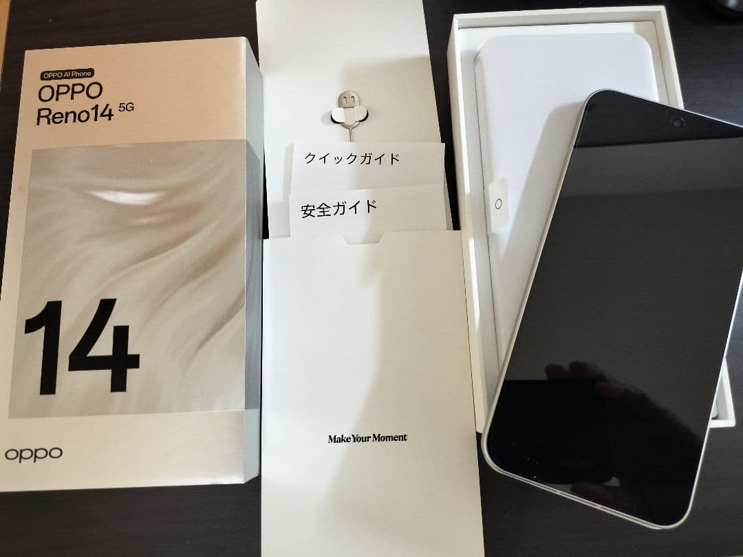 OPPO Reno14 5G オパールホワイト　本体