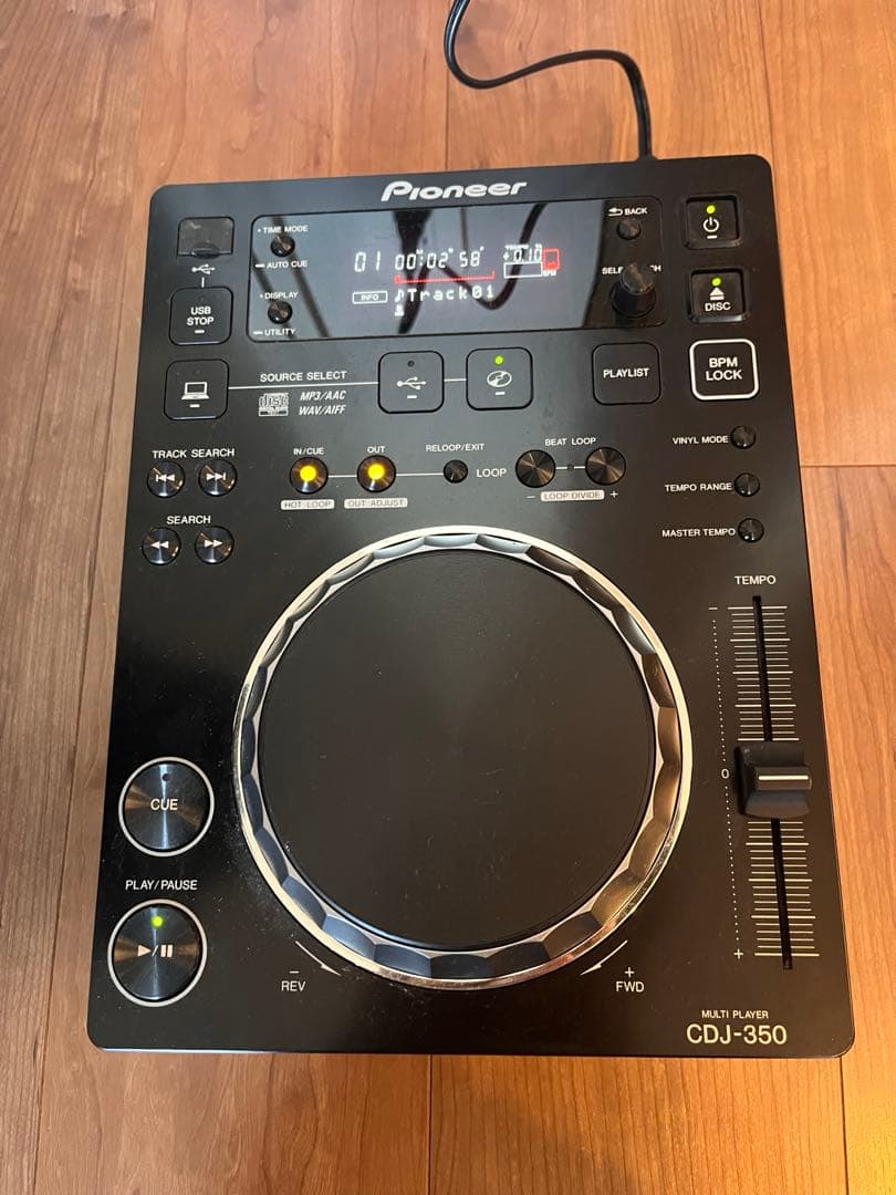 Pioneer CDJ-350×2 Vestax VMC-002XLu