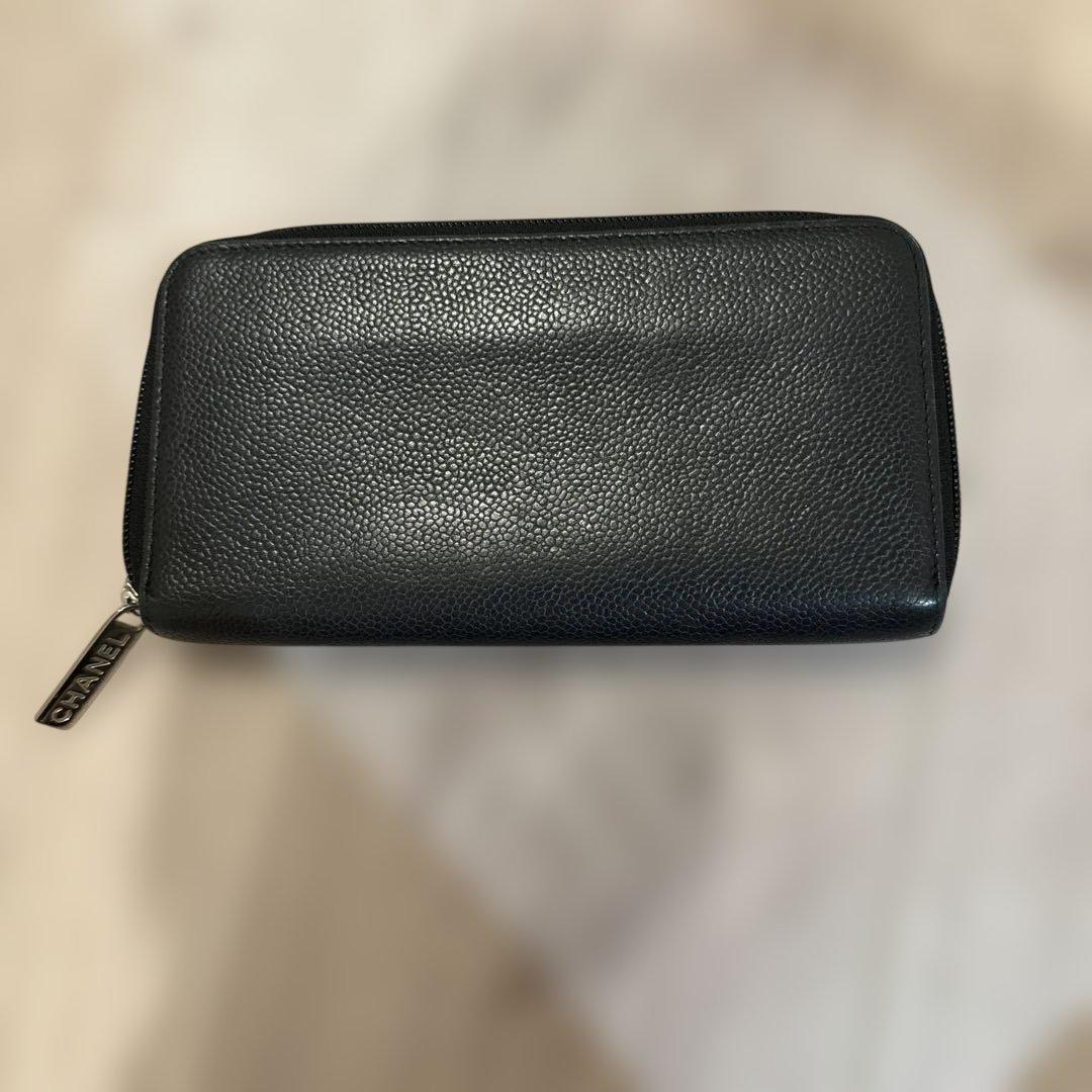 シャネル CHANEL ココマーク ラウンドファスナー 長財布