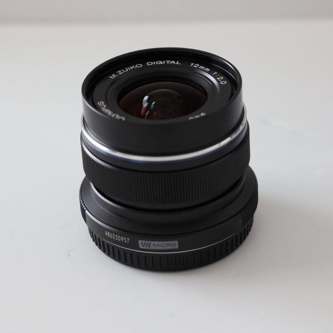 OLYMPUS M.ZUIKO DIGITAL ED 12mm F2.0 黒