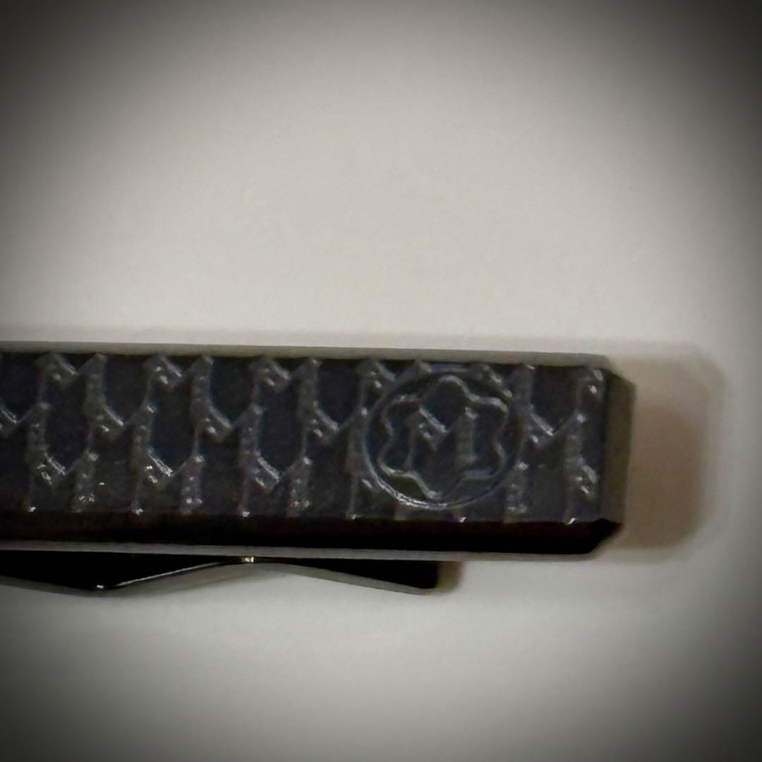 たくろん【美品】MONTBLANC ネクタイピン シルバーブラック ケース