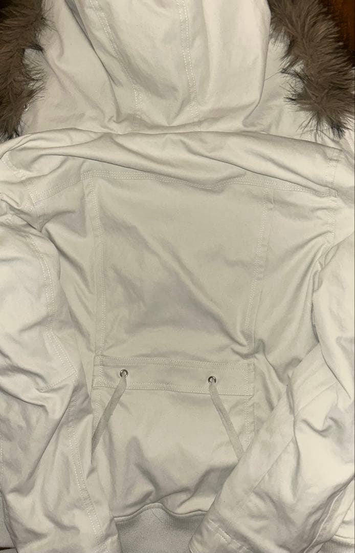 平成ギャル　y2k グランジ　ダークコア　 ファー付き　モッズコート