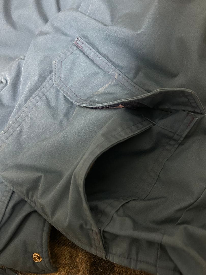 【好配色】70s USA製 Woolrich リバーシブル ベスト スナップ