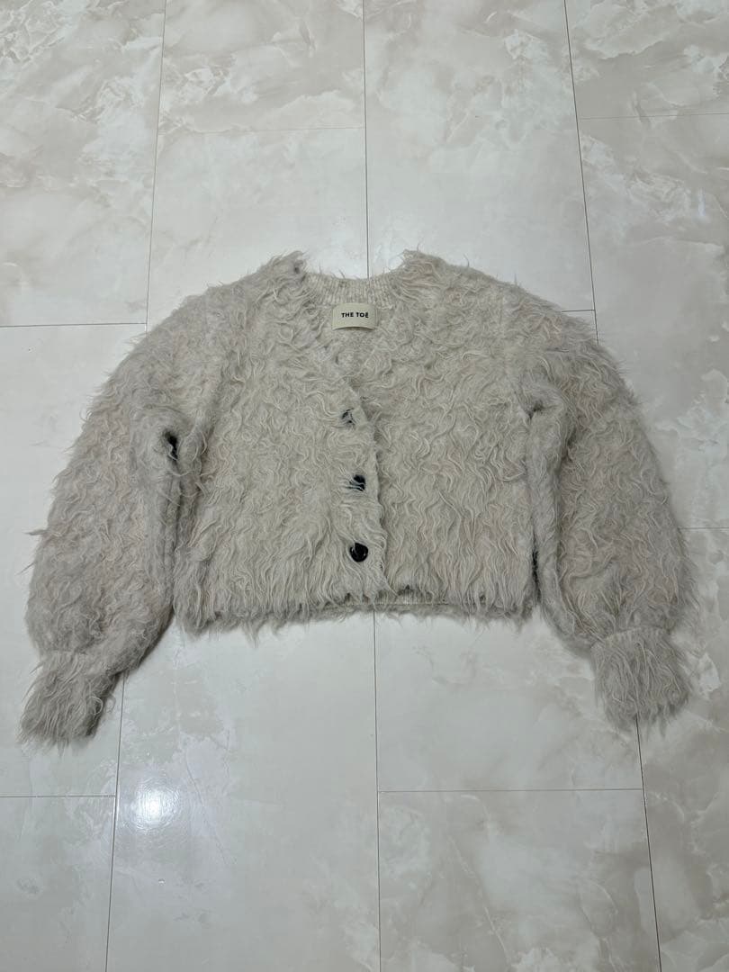 【美品】THETOE Eltz Shaggy Cardigan カーディガン