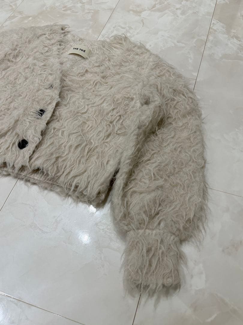 【美品】THETOE Eltz Shaggy Cardigan カーディガン