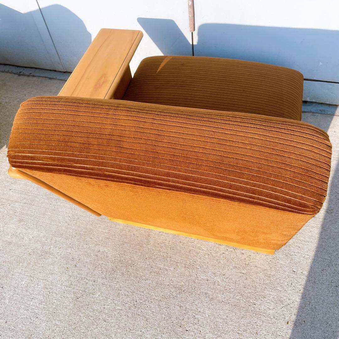 【美品送料込】稀少品 モリシゲ家具 2人掛け セパレートソファ 廃盤