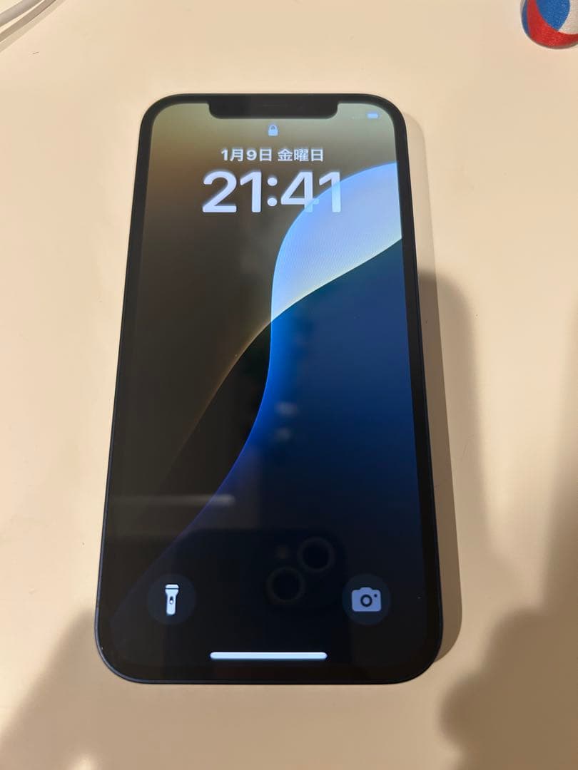 美品・バッテリー容量88%！　iPhone 12 ブルー　64GB SIMフリー