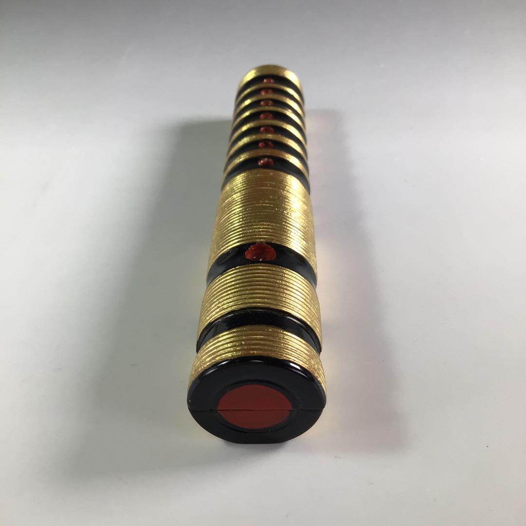 Ｒ６６４　香合　『北村葵春作』『木製』『内金地』『笛香合』　共箱　茶道具