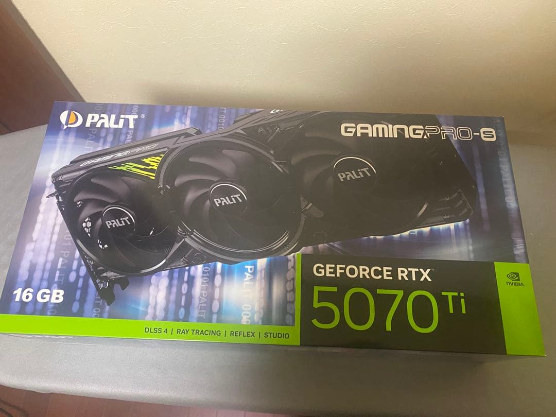 グラフィックボード・グラボ・ビデオカード PALIT GEFORCE RTX 5070Ti 16GB GAMING PRO