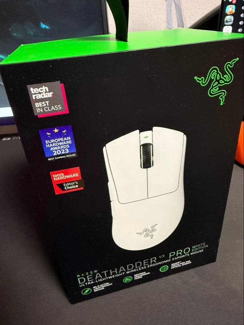 マウス・トラックボール Razer DEATHADDER V3 PRO WHITE EDITON