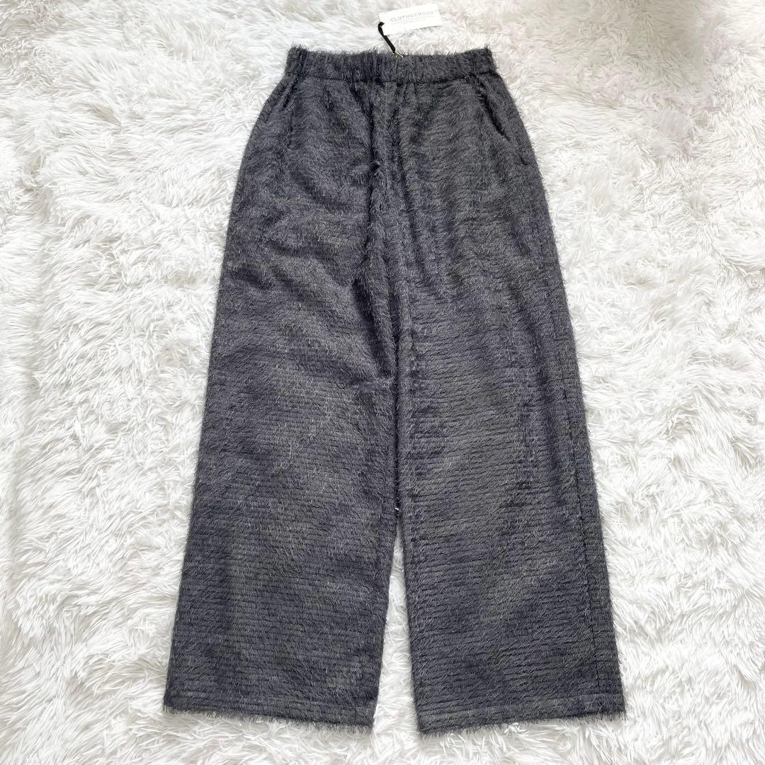 k.k✨25年3.3万Cloth&Crossシャギーストレートパンツグレー