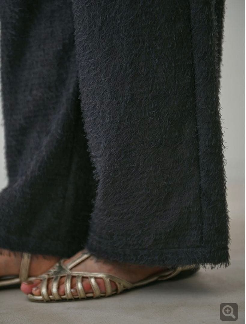 k.k✨25年3.3万Cloth&Crossシャギーストレートパンツグレー