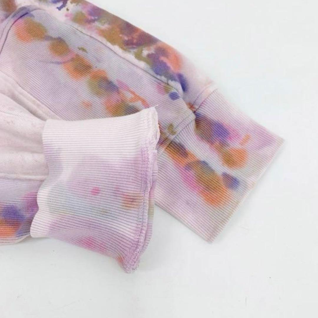 【新品】CVTVLISTカタリスト　ロゴ刺繍ブリーチ加工サルエルスウェットパンツ