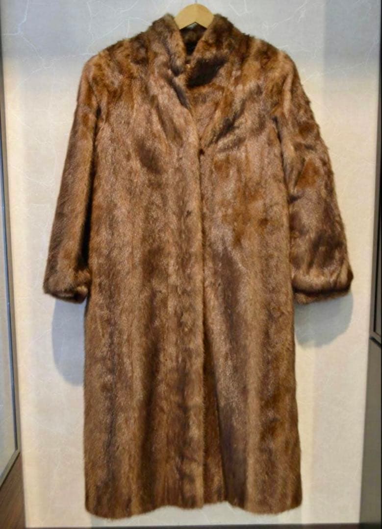 SAGA MINK ロングファーコート 11号 (L)