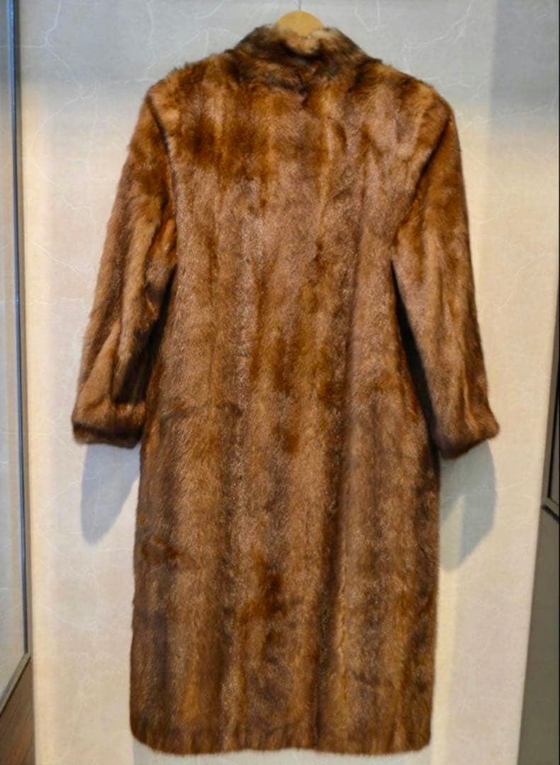 SAGA MINK ロングファーコート 11号 (L)