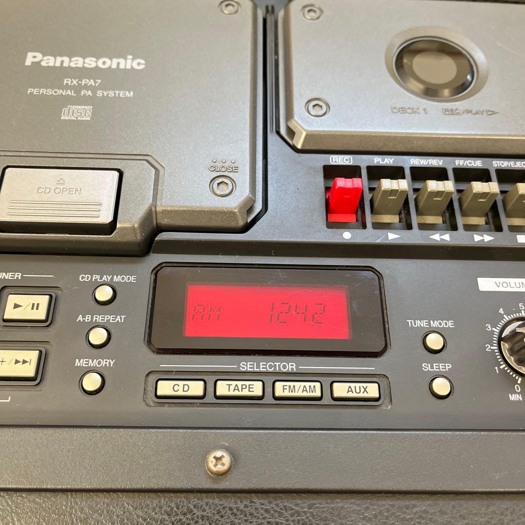 d*7様 極美品 Panasonic RX-PA7 RIDDIM BOX