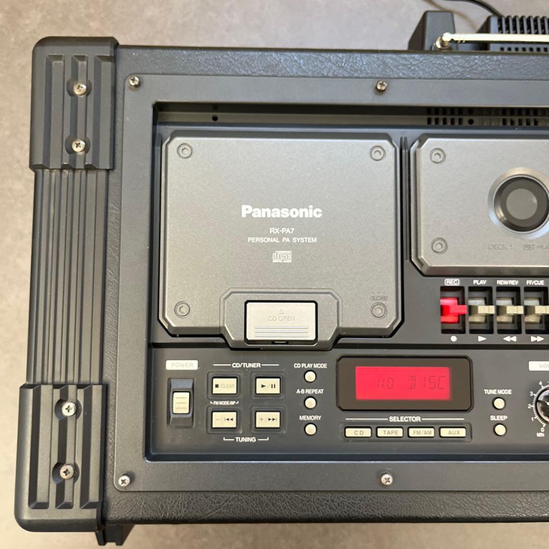 d*7様 極美品 Panasonic RX-PA7 RIDDIM BOX