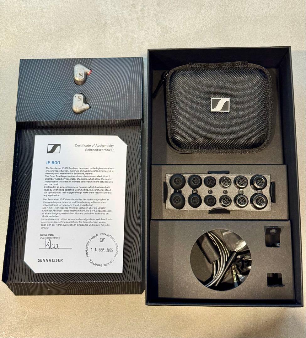 イヤホン sennheiser IE600