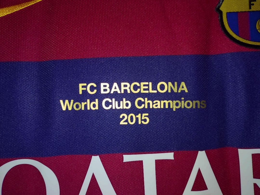 [値下げ] FCバルセロナ FIFA Club World Cup優勝記念ユニ