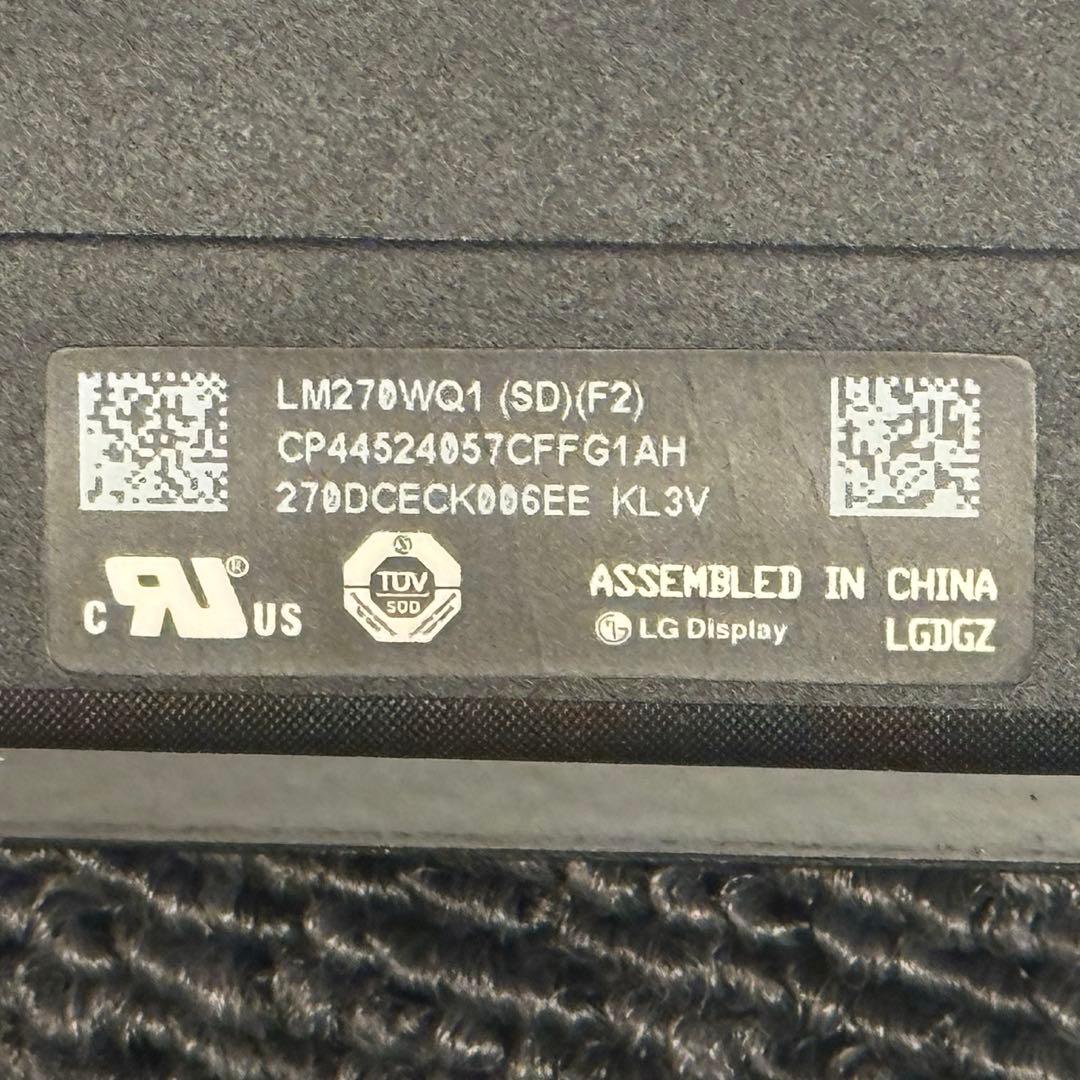 LM270WQ1(SD)(F2) iMac(A1419) 27インチ 液晶パネル