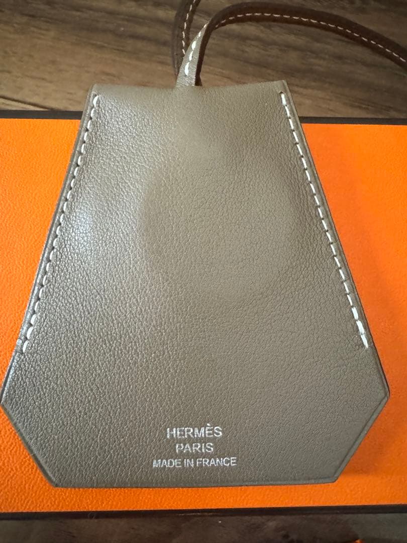 【新品未使用】　HERMES エルメス　クロシェット　ネックレス　エトゥープ