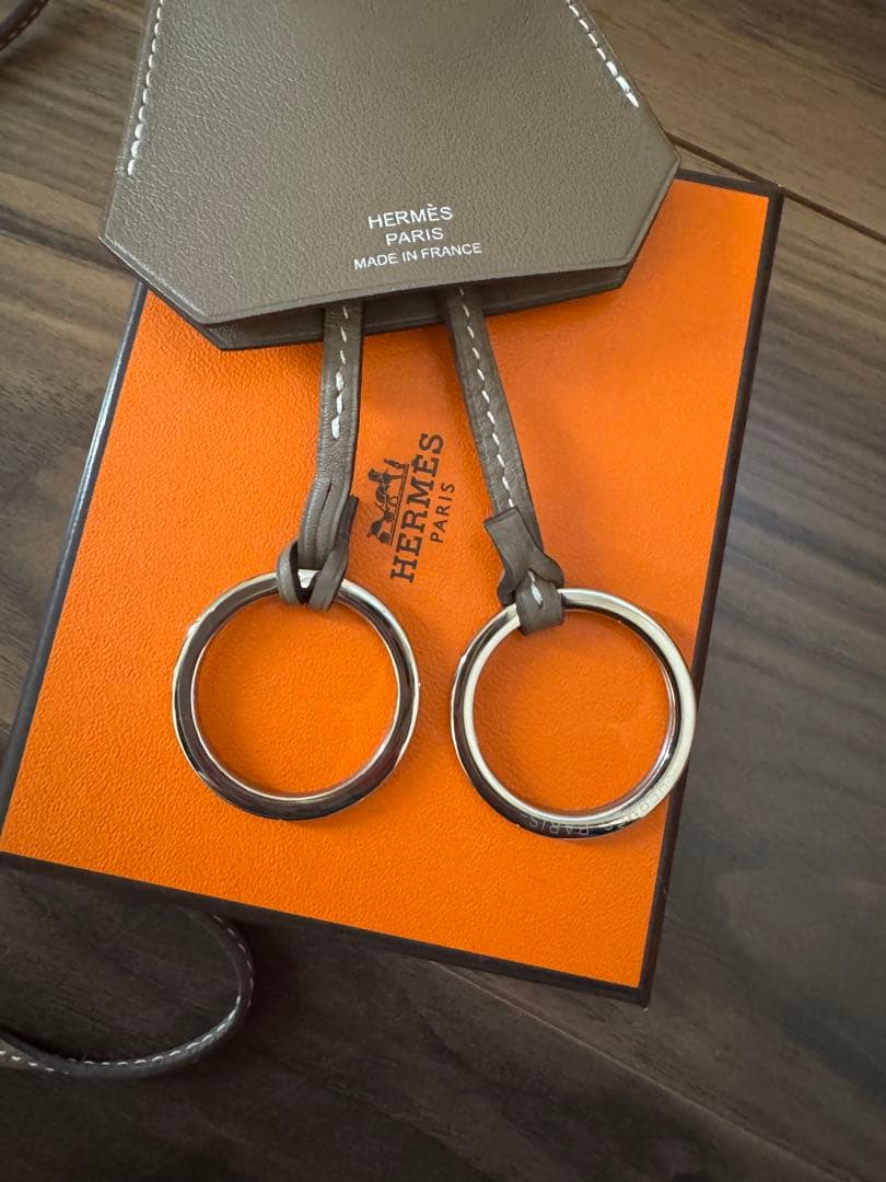 【新品未使用】　HERMES エルメス　クロシェット　ネックレス　エトゥープ