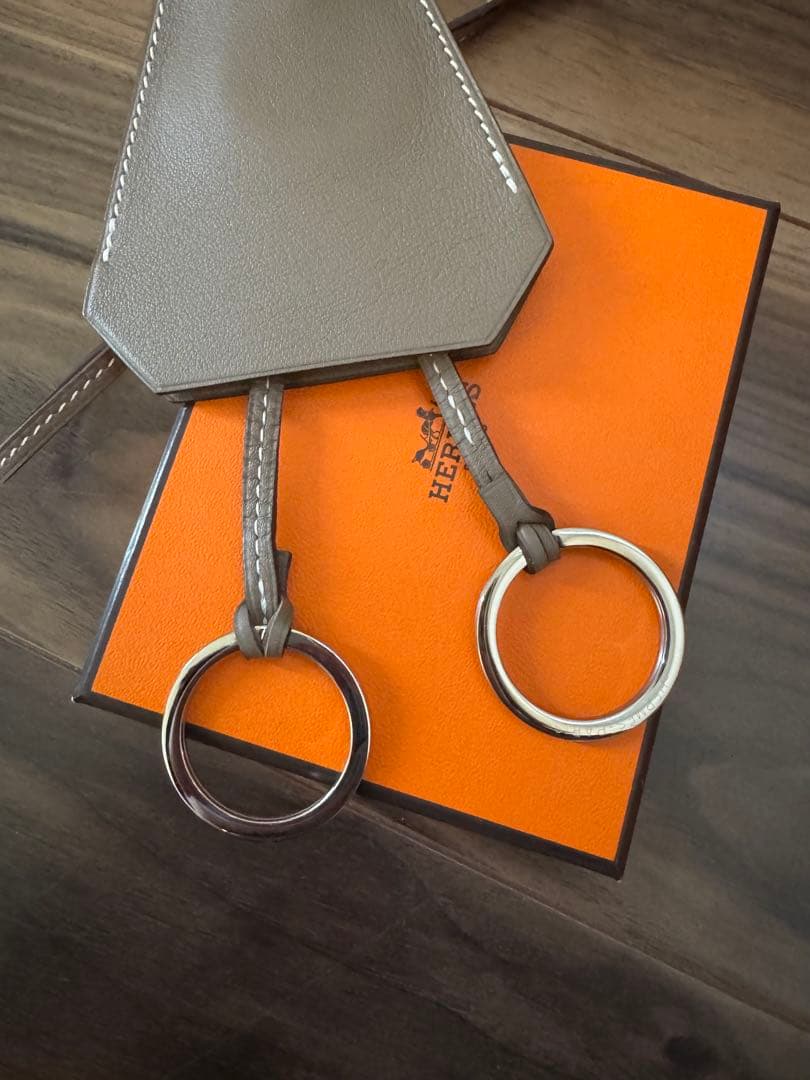 【新品未使用】　HERMES エルメス　クロシェット　ネックレス　エトゥープ