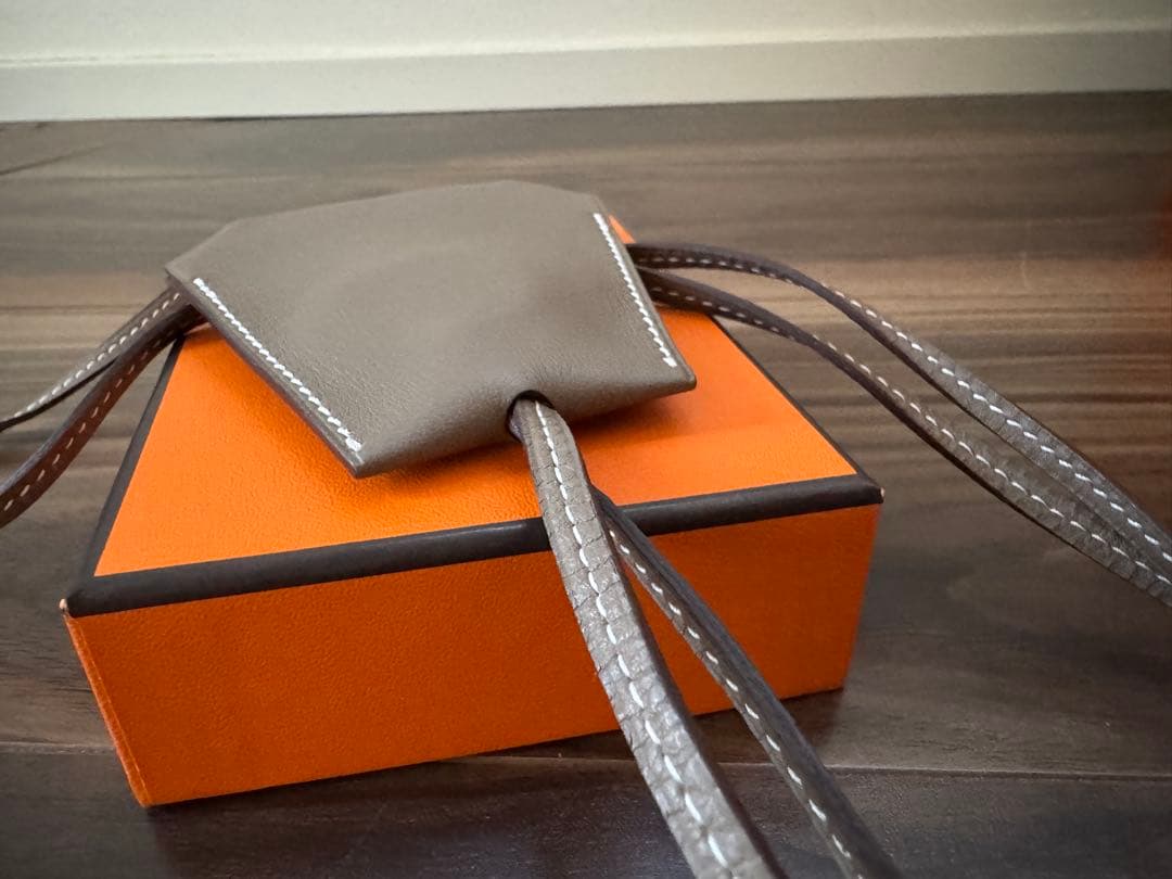 【新品未使用】　HERMES エルメス　クロシェット　ネックレス　エトゥープ