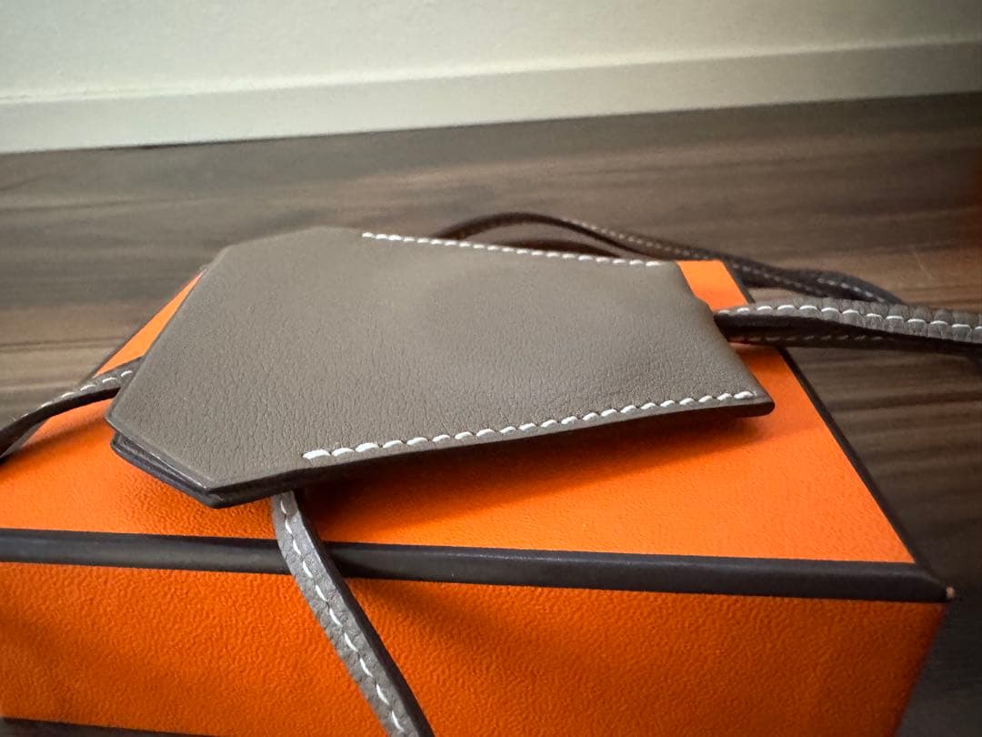 【新品未使用】　HERMES エルメス　クロシェット　ネックレス　エトゥープ