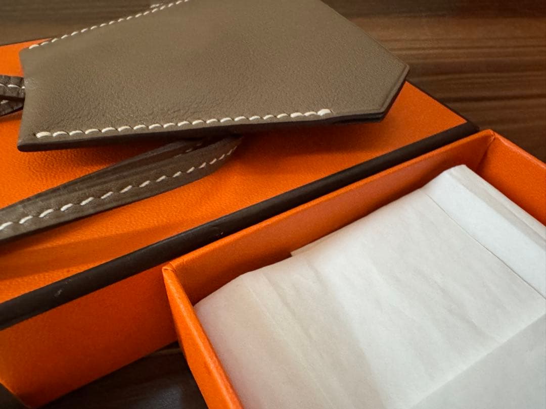 【新品未使用】　HERMES エルメス　クロシェット　ネックレス　エトゥープ